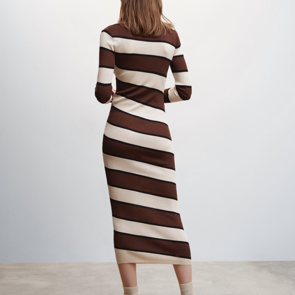MNG Silky Knit Dress - Picture 2 of 10